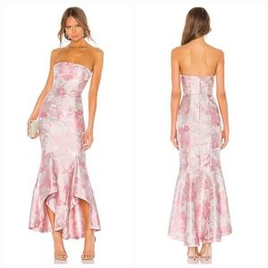 Lovers and Friends Urgonia Gown in Pink Tonal